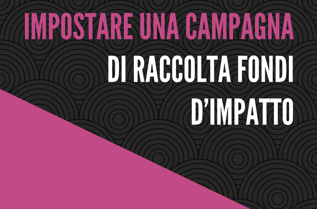 Impostare una campagna di raccolta fondi d’impatto