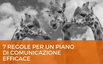 Le 7 regole per un piano di comunicazione efficace